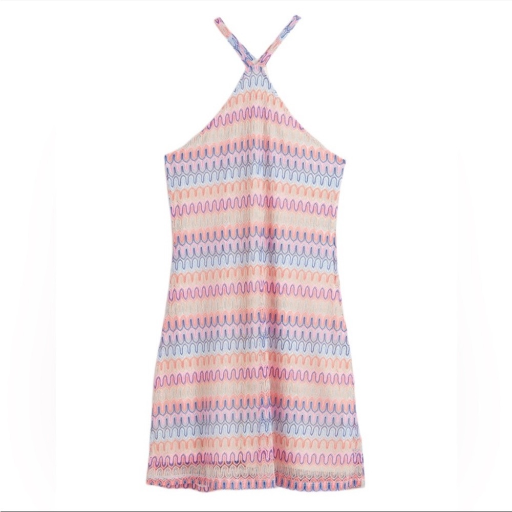 H&M Divided Halter Top Knit Mini Dress